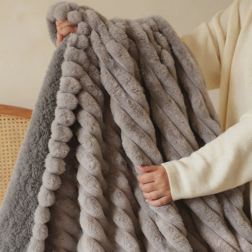 Ladies Luxurious Plush Blanket Bowlift