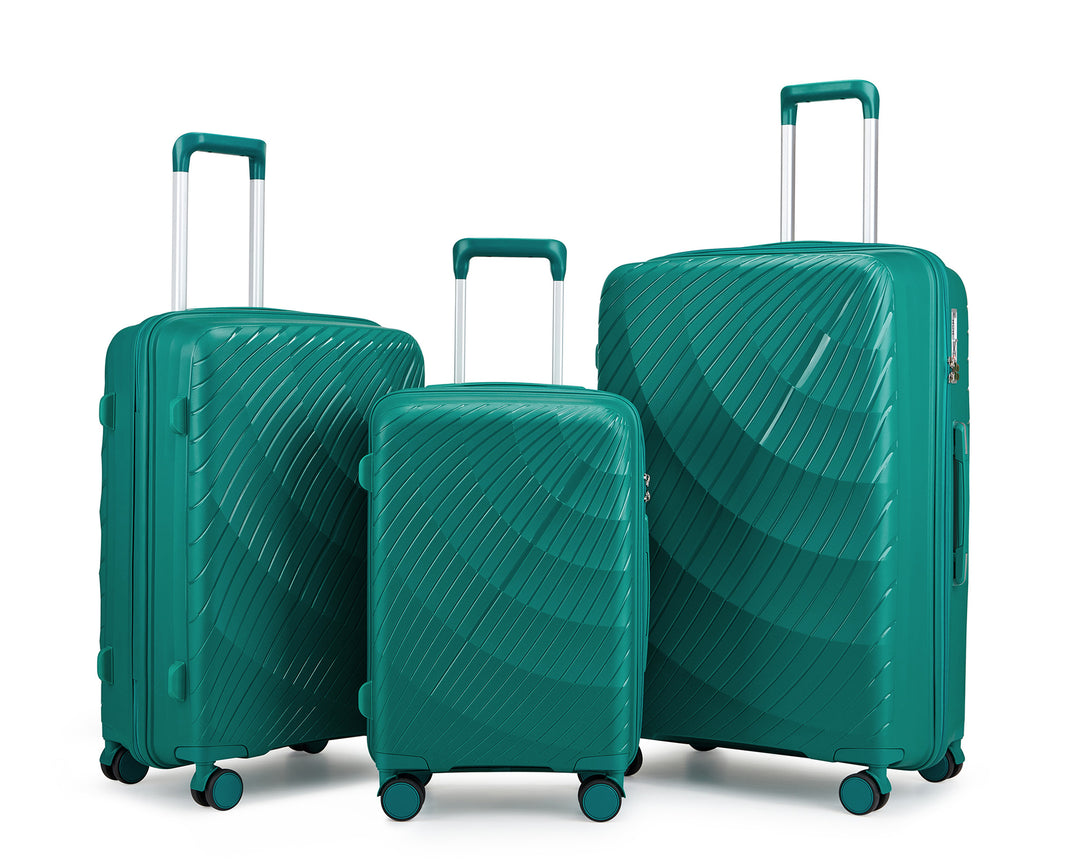 Unisex Premium Textured Hard Shell Luggage Set Bowlift