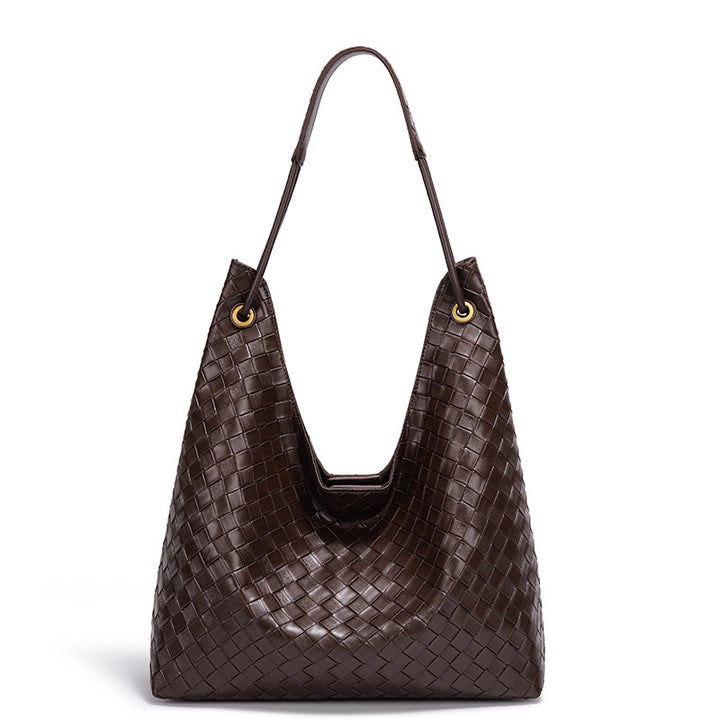 Stylish Woven Hobo Handbag Bowlift
