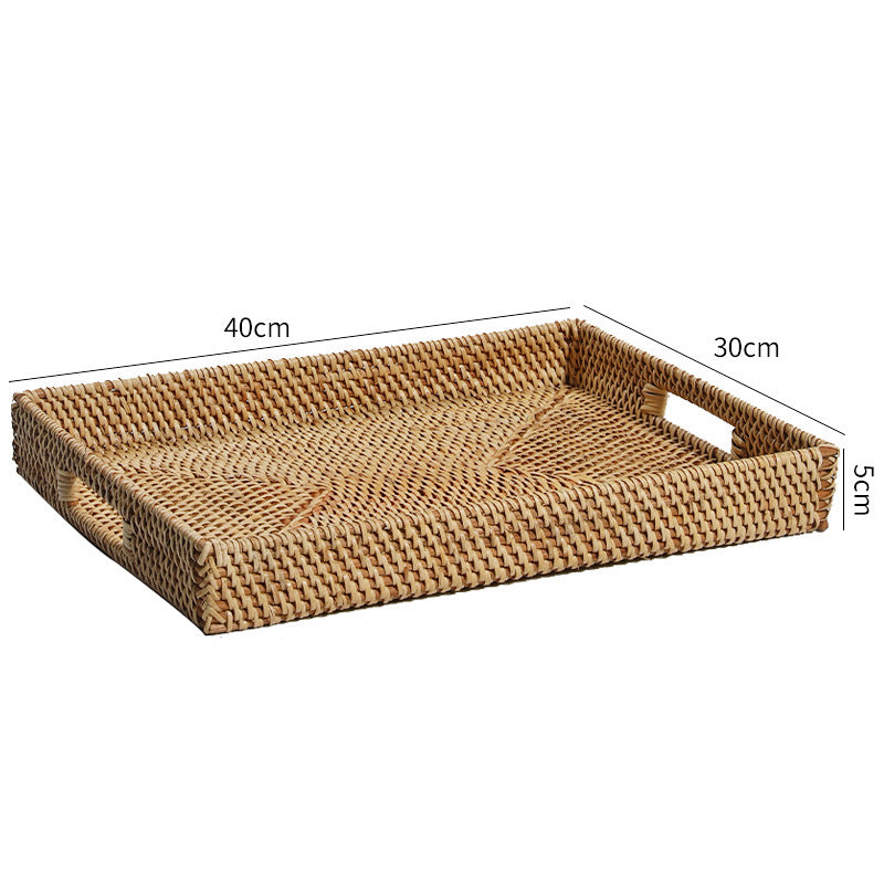 Unisex Handwoven Serving Tray Bowlift