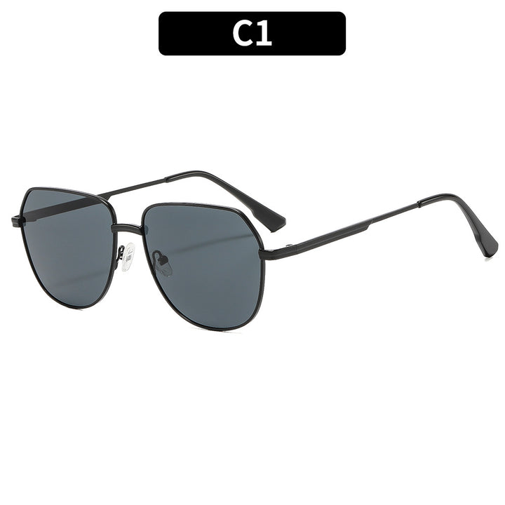 Premium Geometric Aviator Sunglasses
