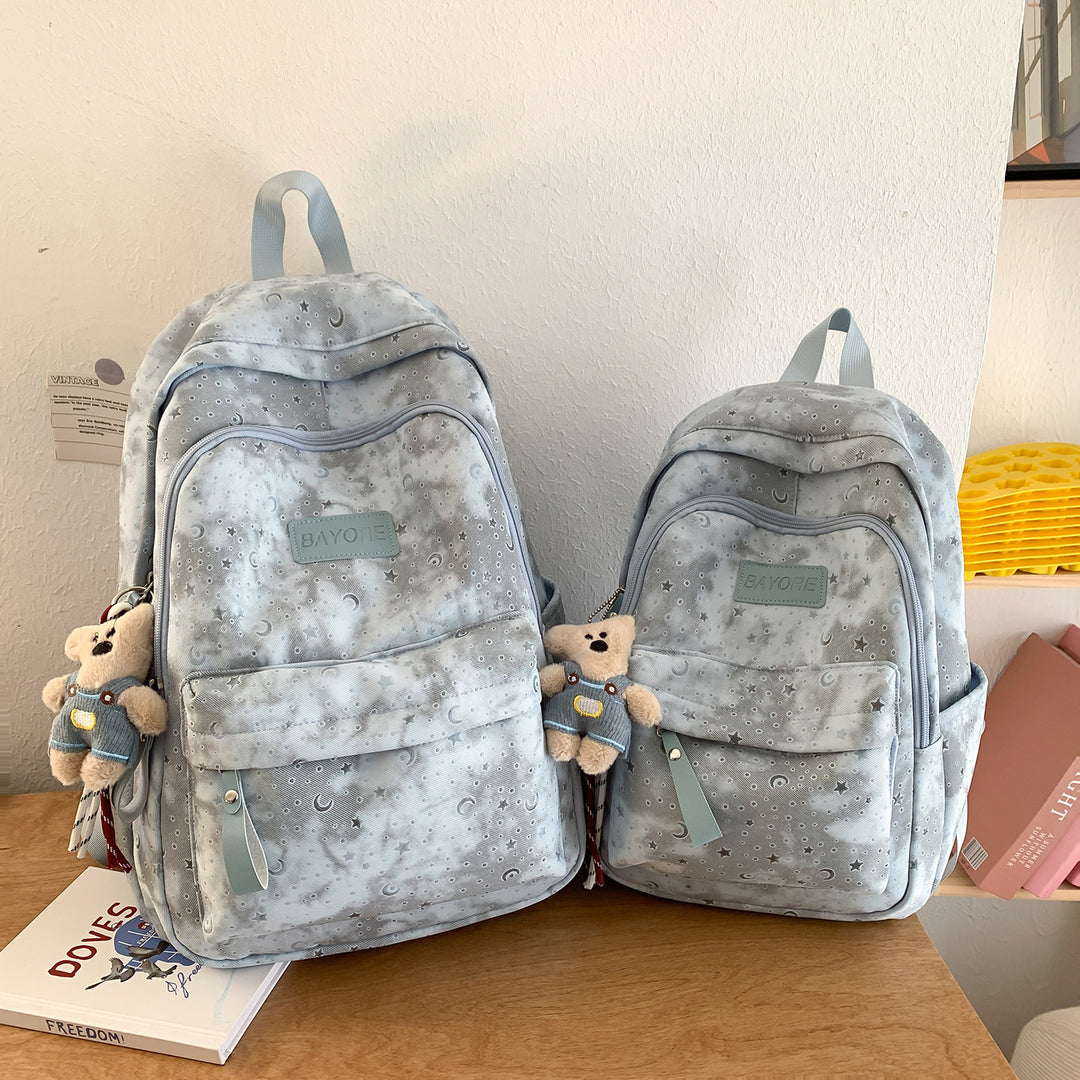 Playful Graphic Patterned Backpack