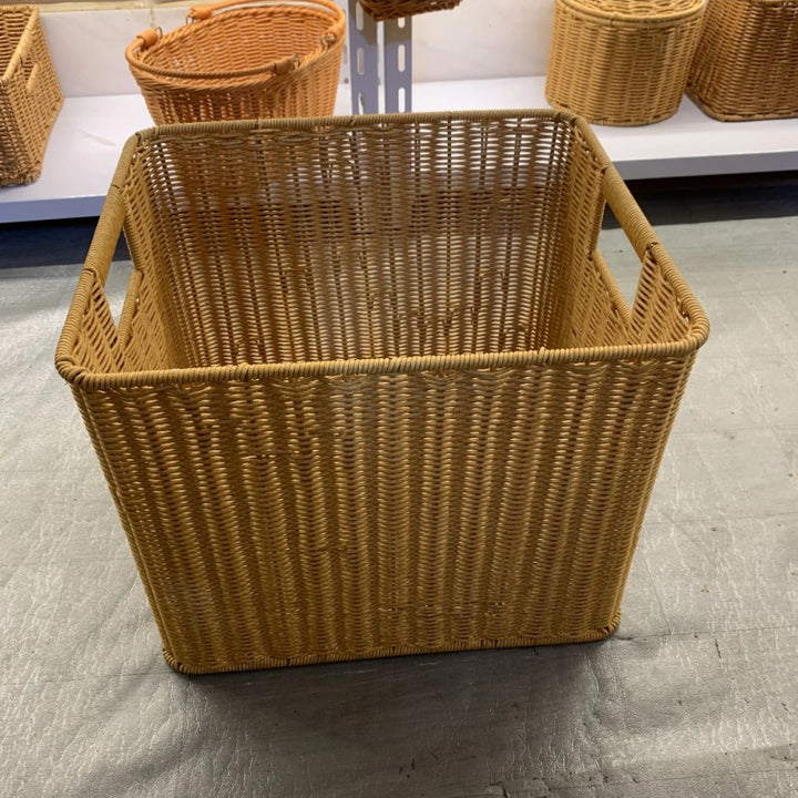 Contemporary Rectangular Woven Storage Bin Bowlift