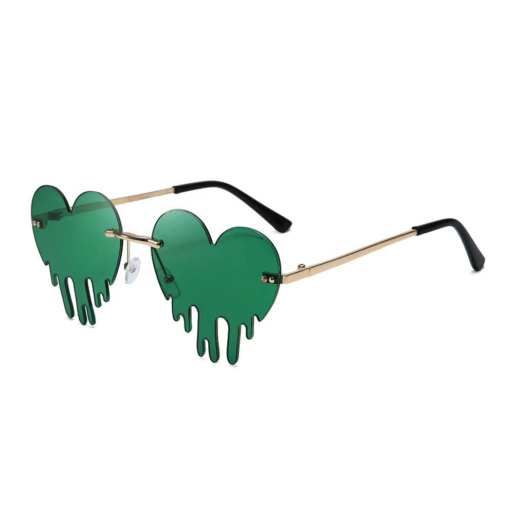 Decorative Floral Frame Sunglasses Bowlift