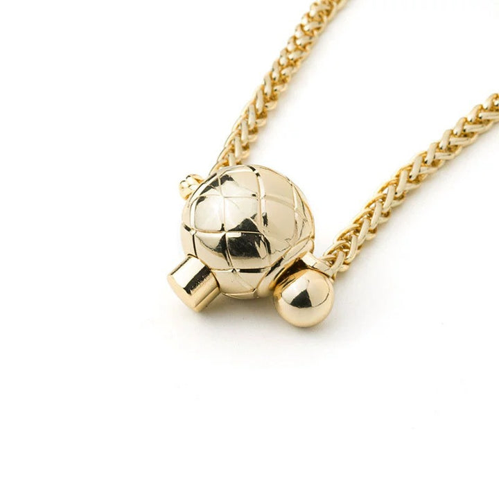 Stylish Silver Chain Necklace Bowlift