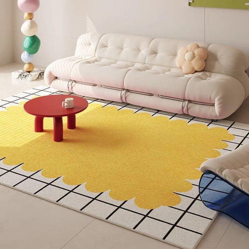 Decorative Floral Pattern Area Rug
