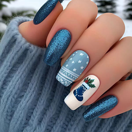 Festive Holiday-Themed Nail Art Bowlift 1788155600