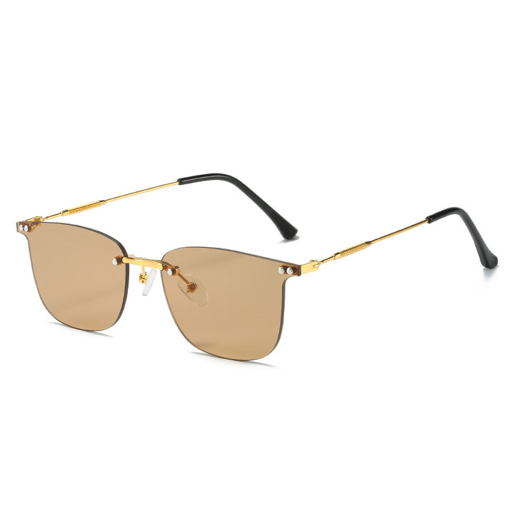 Ladies stylish geometric sunglasses with modern glass elements Bowlift