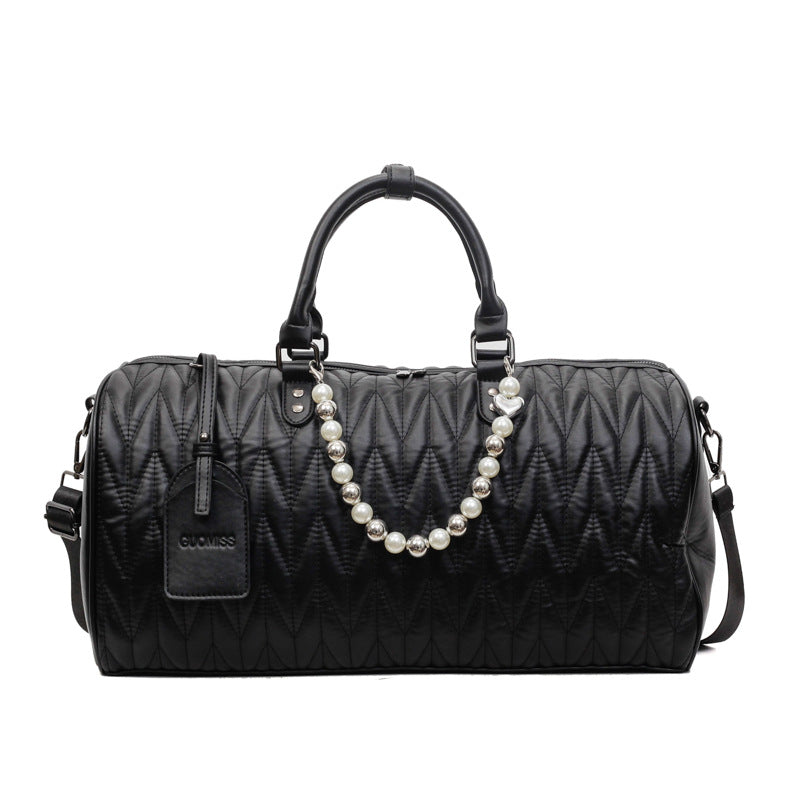 Noble travel bag in modern diamond design Bowlift