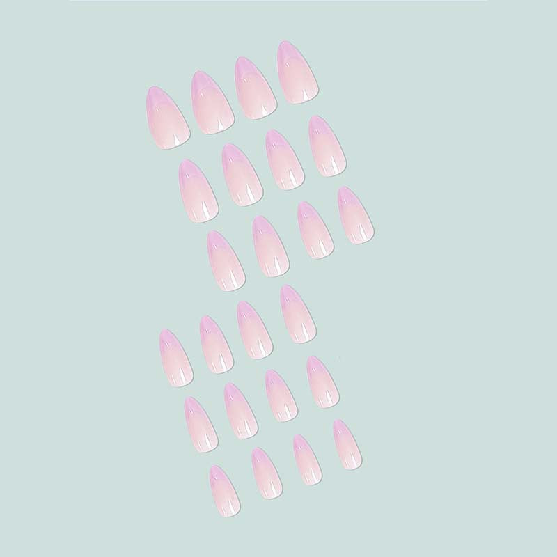 Elegant Stiletto artificial nails with ombre effect Bowlift