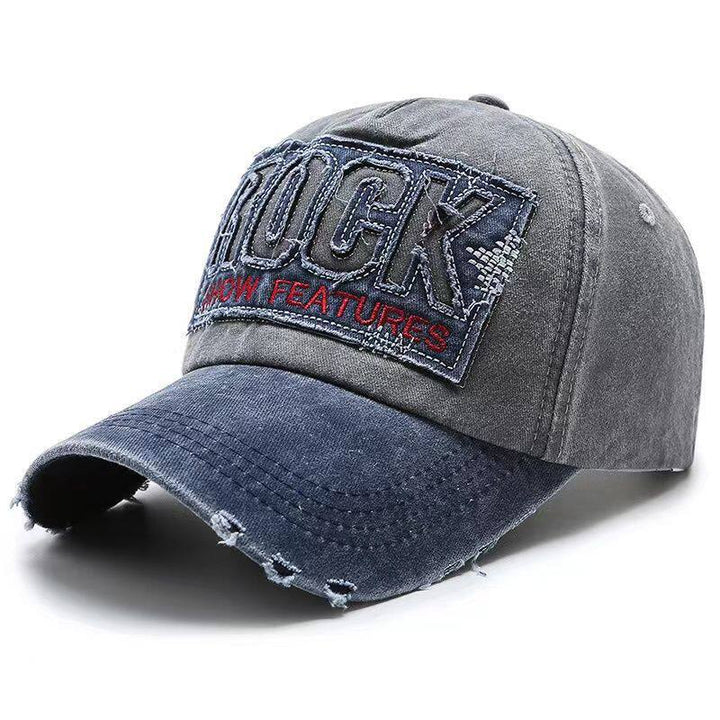 Unisex Distressed Graphic Adjustable Cap Bowlift