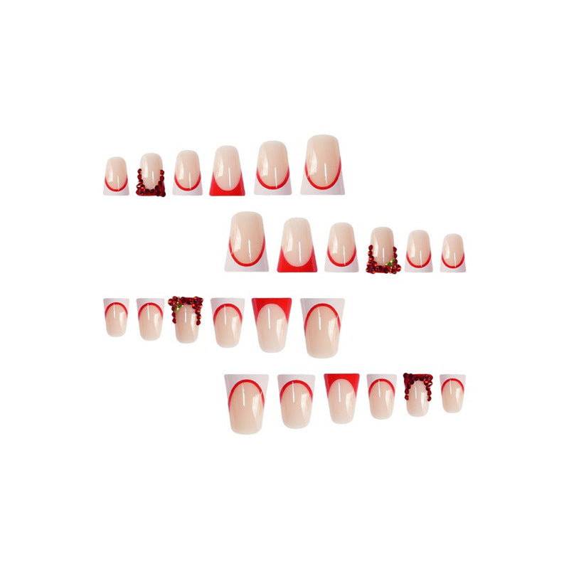 Decorative Press-On Nail Art Bowlift