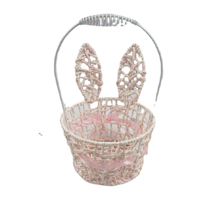 Women's Decorative Basket with Bow Accent Bowlift