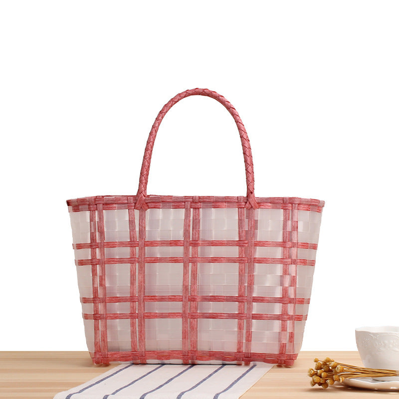 Spacious beach bag with transparent design Bowlift