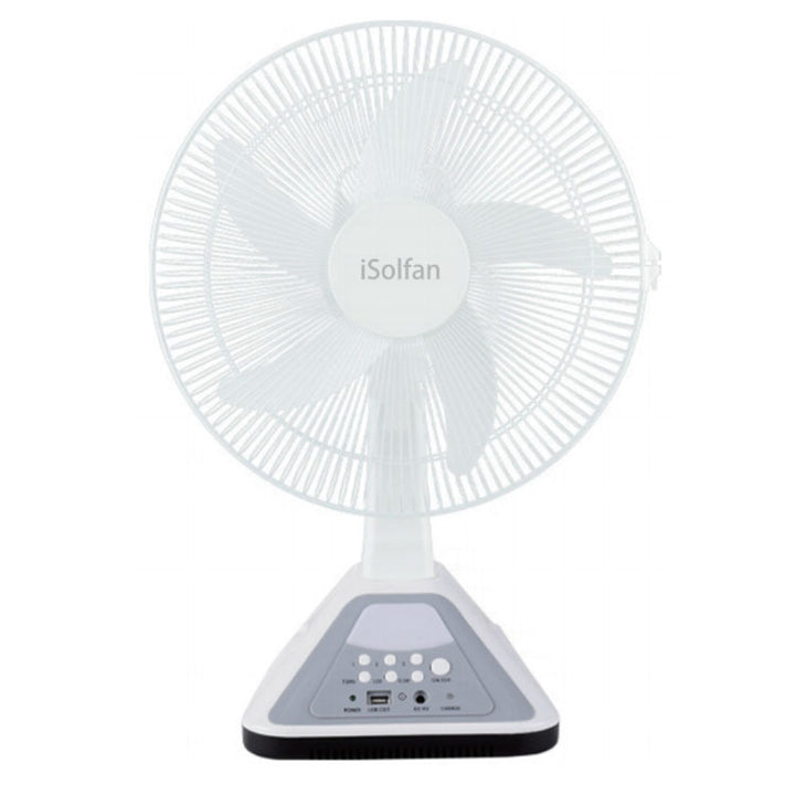 Women's Solar-Powered Stand Fan with Remote Control and Variable Speed Control Bowlift
