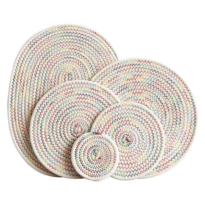 Ladies round placemats made of high-quality natural material Bowlift