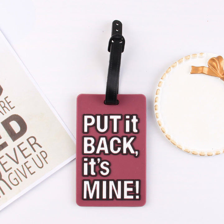 Fun Travel Luggage Tag Bowlift