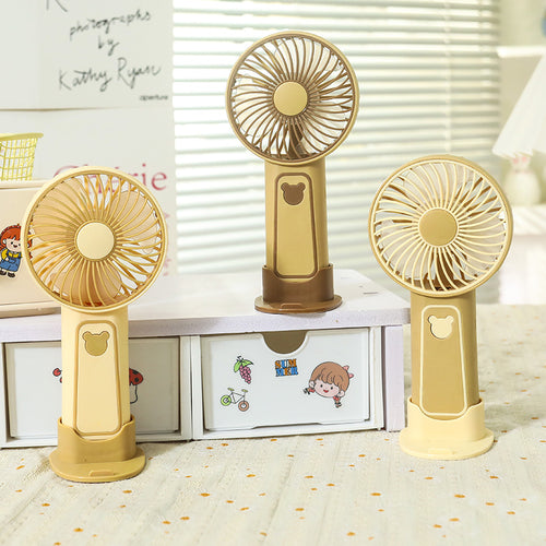 Women's Portable Mini Fan with Flexible Mount and USB Connection Bowlift