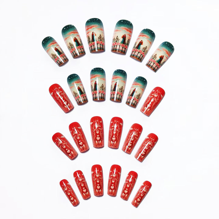 Romantic Scenic Nail Art Bowlift