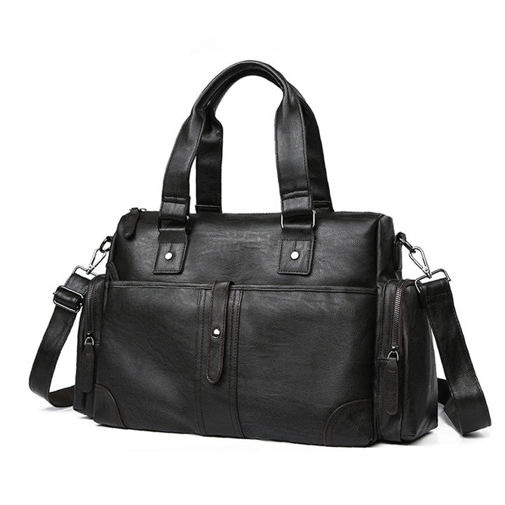 Premium Leather Travel Duffel Bag Bowlift