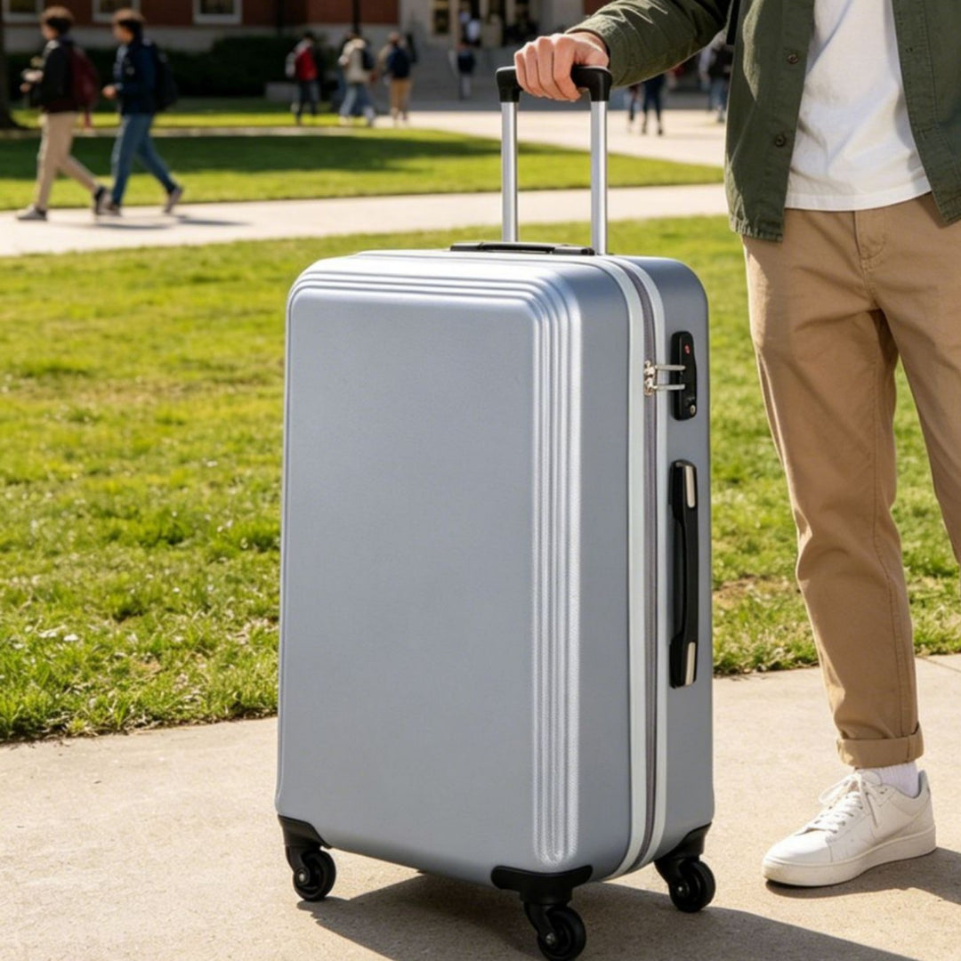Unisex Sleek Hard Shell Travel Suitcase Bowlift