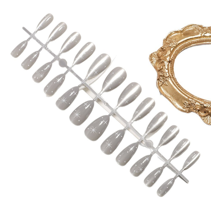 Premium Metallic Press-On Nail Tips Bowlift