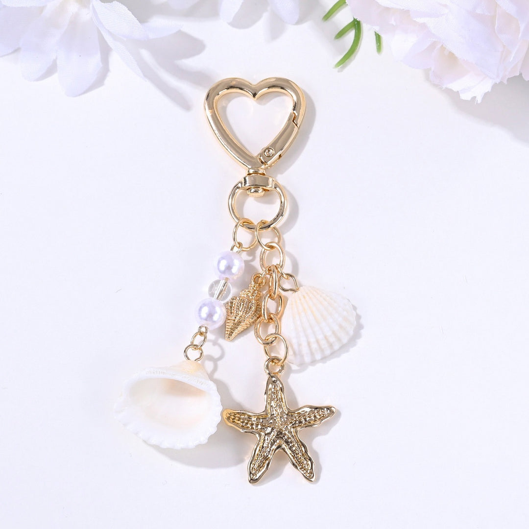 Keychain with Maritime Star Motif Bowlift