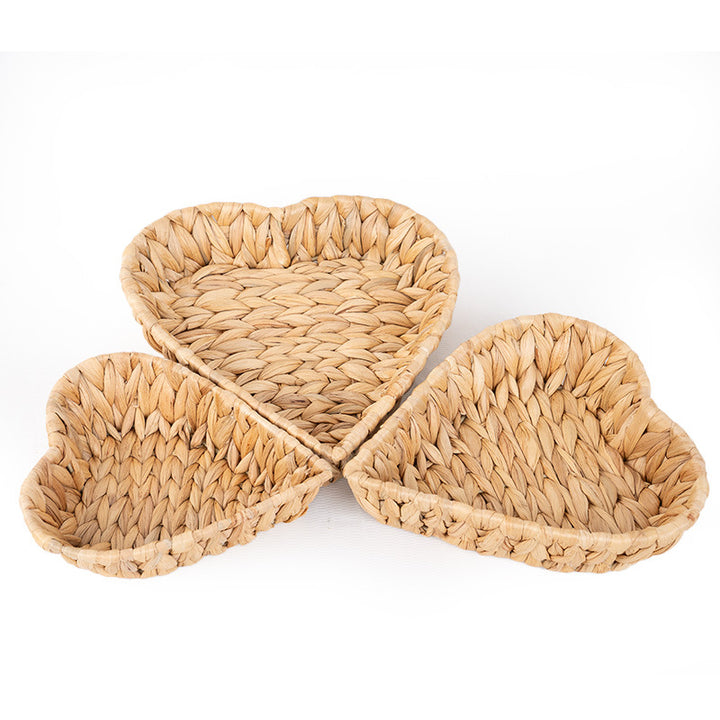 Artisan Woven Decorative Tray Bowlift