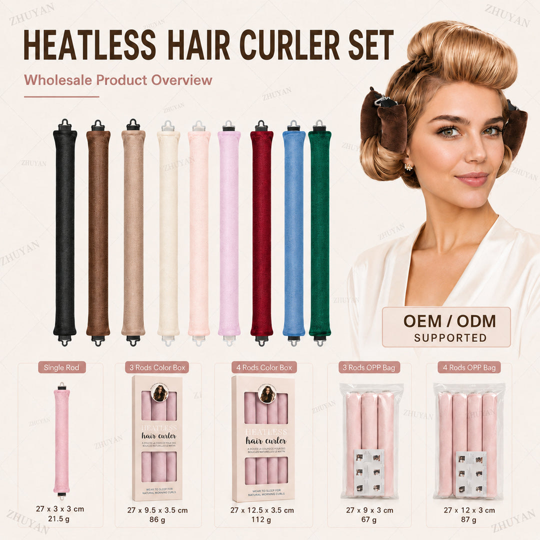 Heatless Curling Hair Rods Set