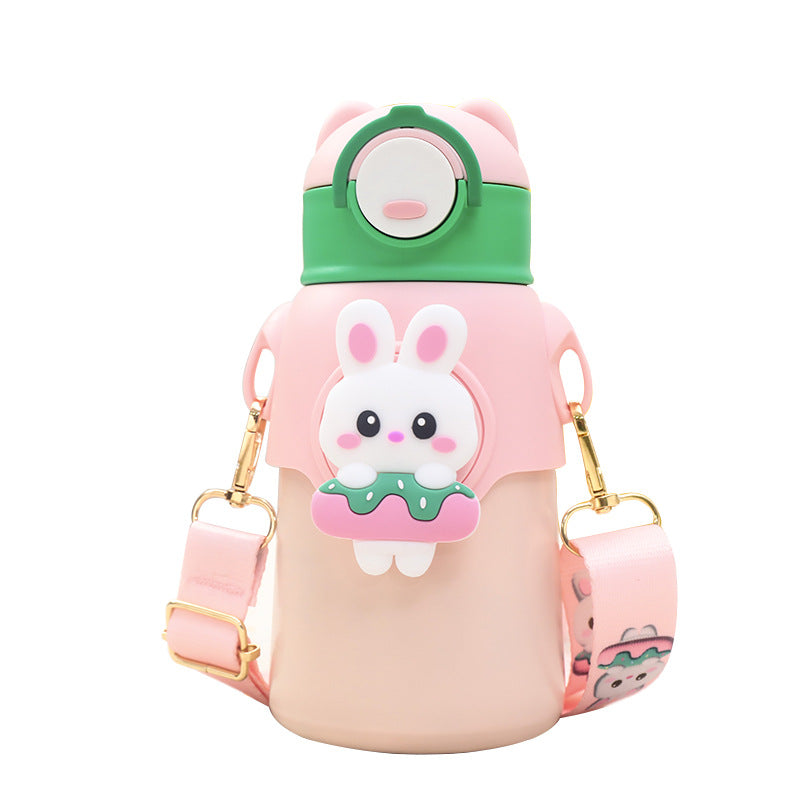 Ladies Child-Friendly Drinking Bottle with Animal-Friendly Design Bowlift