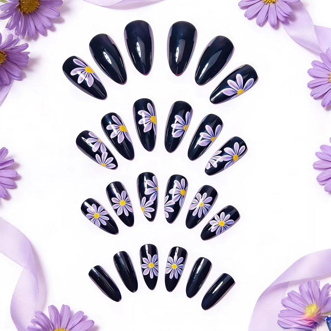 Artistic Floral Nail Art Bowlift