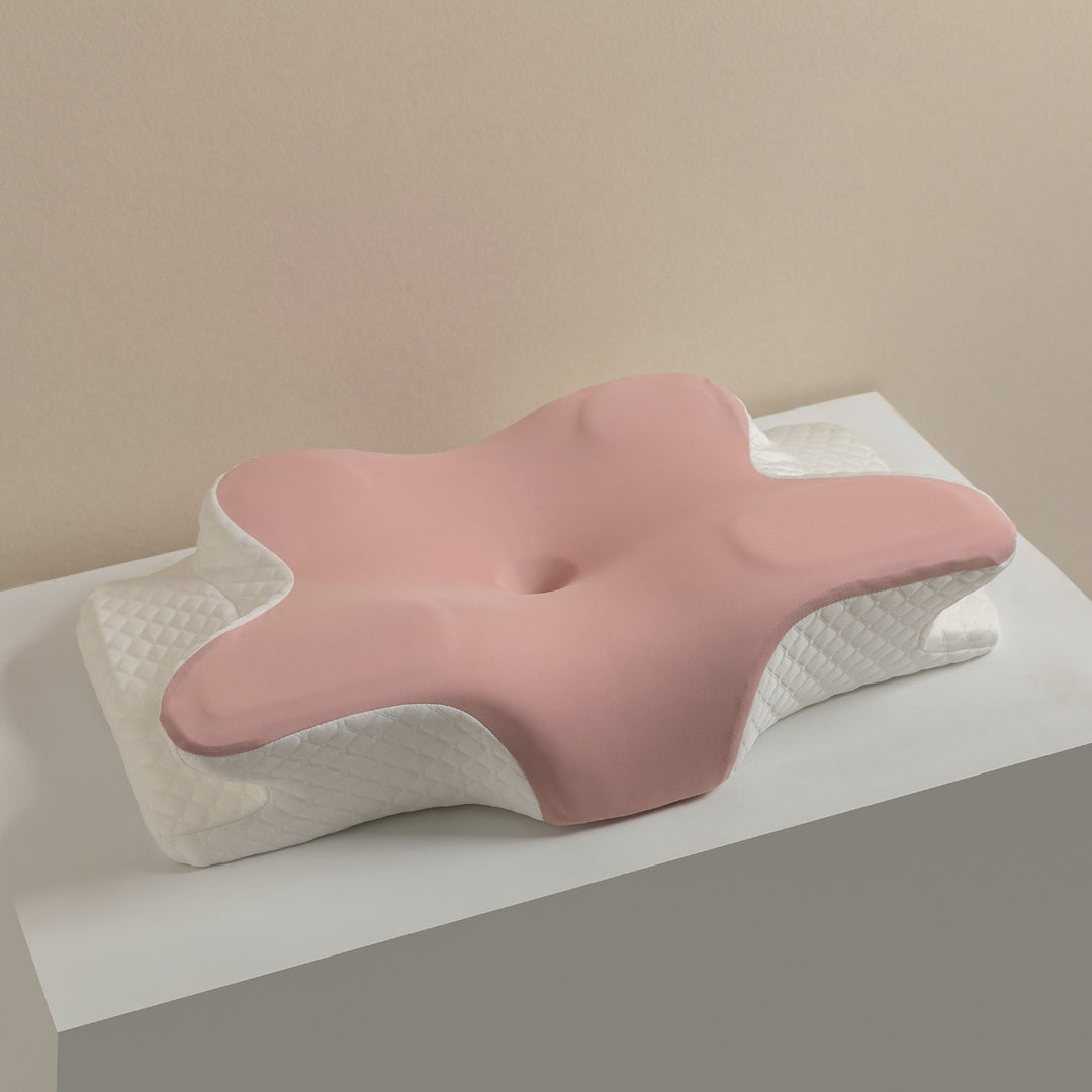 Ergonomic pillow with contoured design for optimal sleep Bowlift