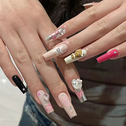 Cute Cartoon Nail Art Set Bowlift