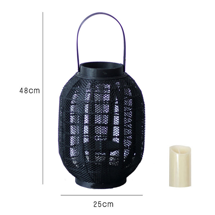 Decorative metal lantern with handle Bowlift