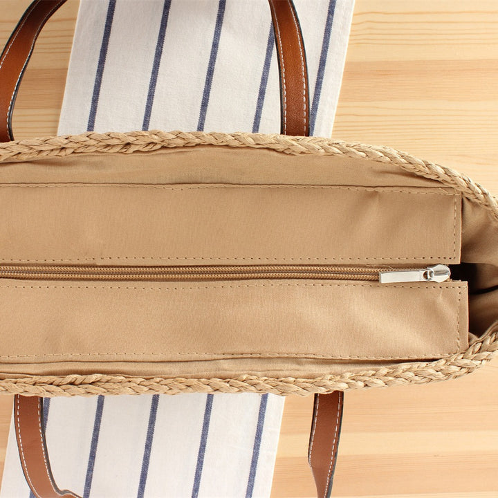 Handbag with Braided Design Bowlift
