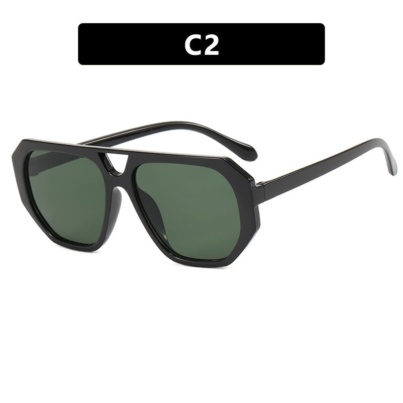Women's sunglasses in fashionable hexagon design with UV protection Bowlift
