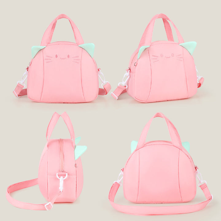 Playful Animal Motif Shoulder Bag Bowlift