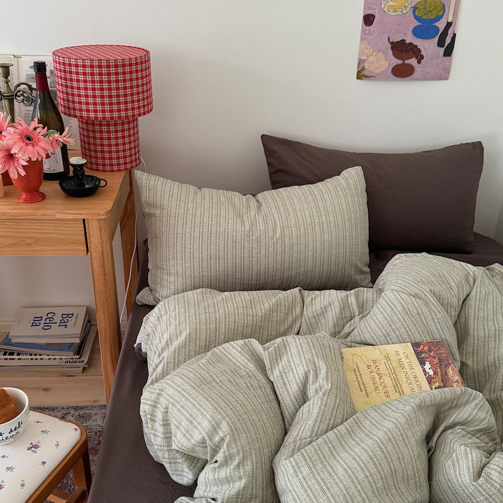 Vintage Floral Print Duvet Cover Set