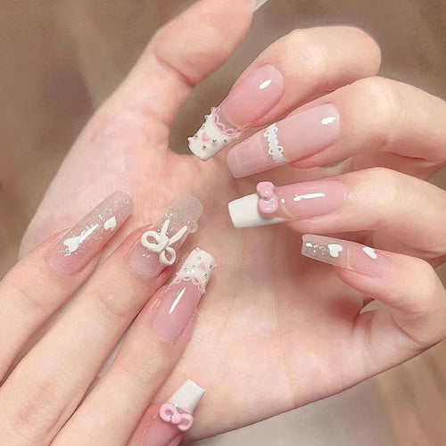 Decorative Press-On Nail Art Set Bowlift