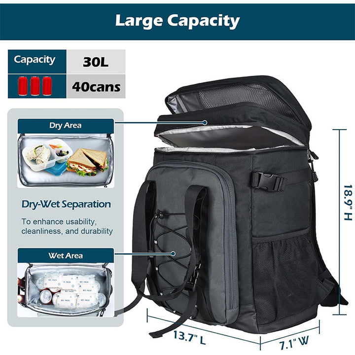 Multifunctional Cooler Backpack Bowlift
