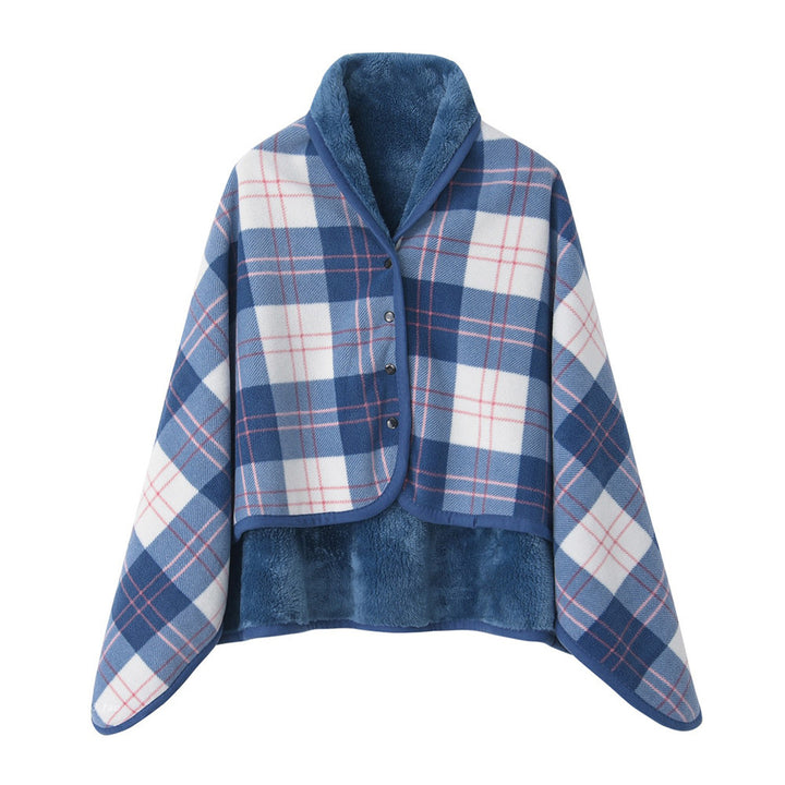Women Cozy Blanket Poncho Bowlift