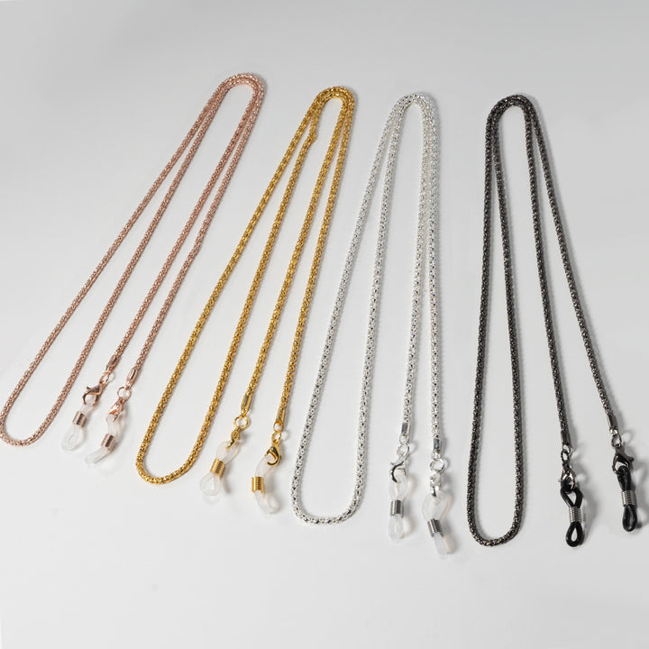 Elegant Silver-Plated Eyewear Chain Bowlift