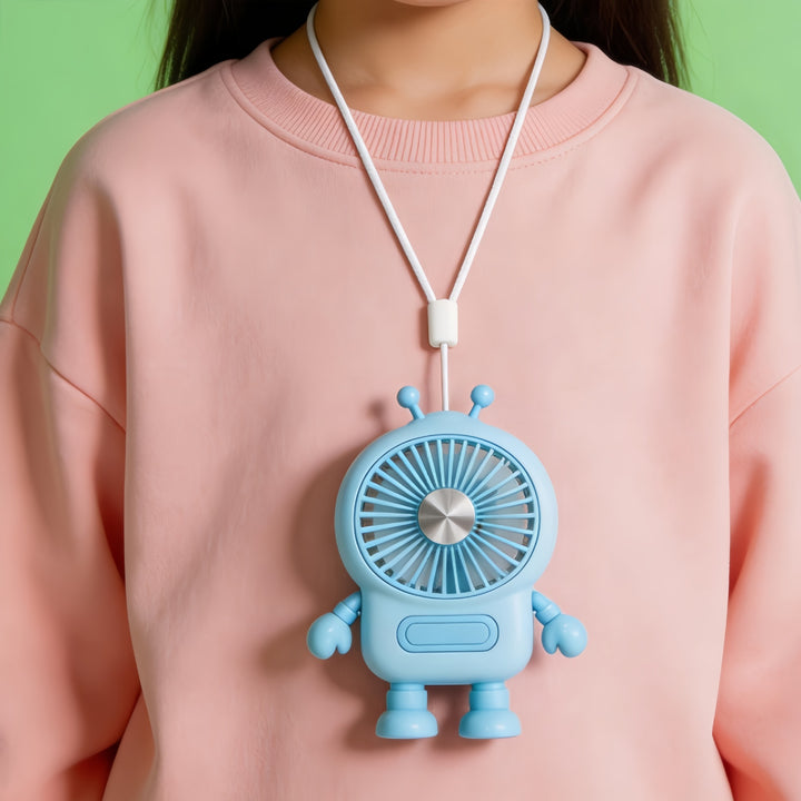 Ladies Portable Father's Hand Fan with USB Charging Function Bowlift