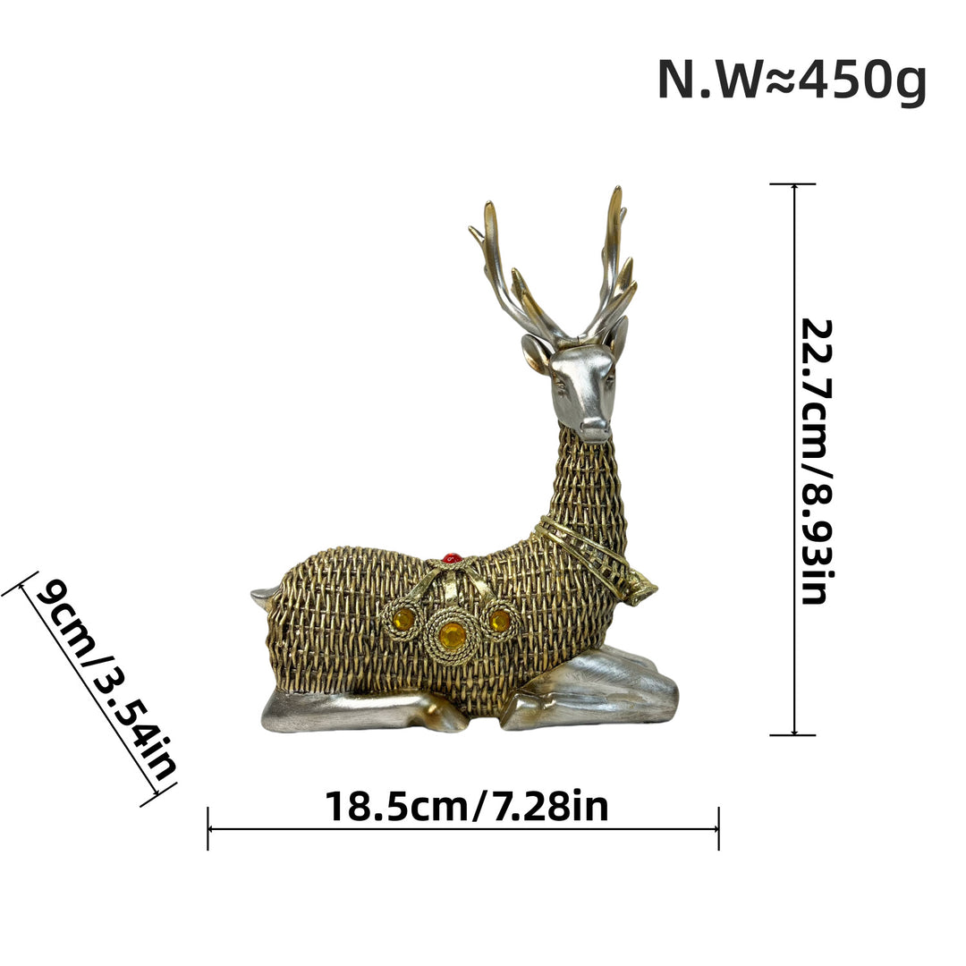Decorative deer figure with glitter details Bowlift