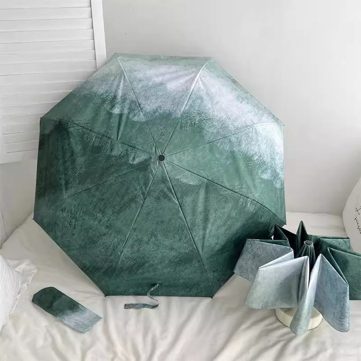 Women's Automatic Folding Umbrella with Elegant Structure Design Bowlift