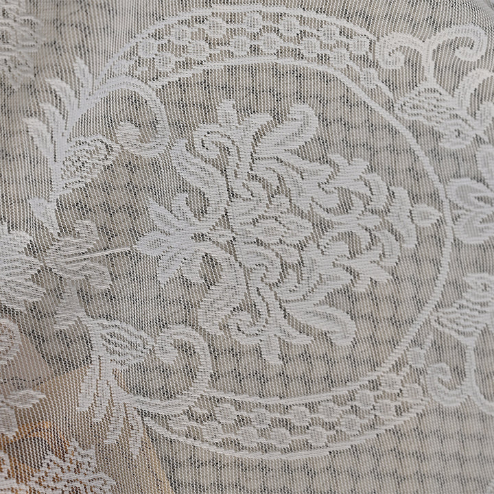 Elegant Sheer Lace Window Curtain