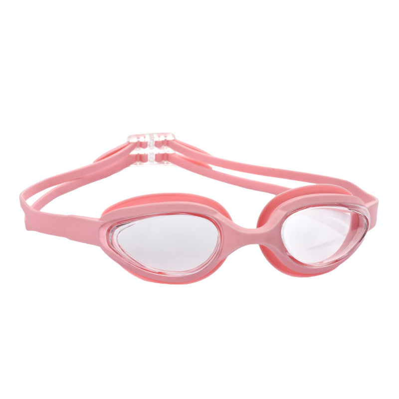 Sport swim goggles with adjustable head strap and UV protection Bowlift