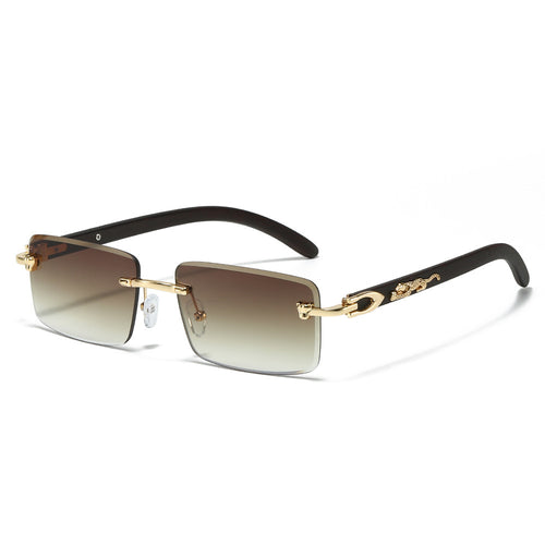 Fashionable Retro Rectangle Sunglasses Bowlift