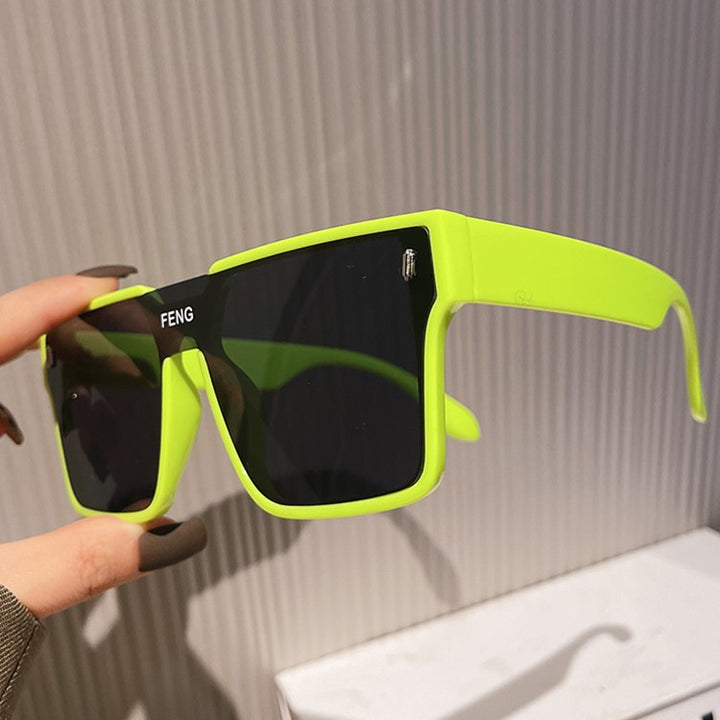 Women's fashionable square sunglasses with a sturdy frame and high wearing comfort Bowlift