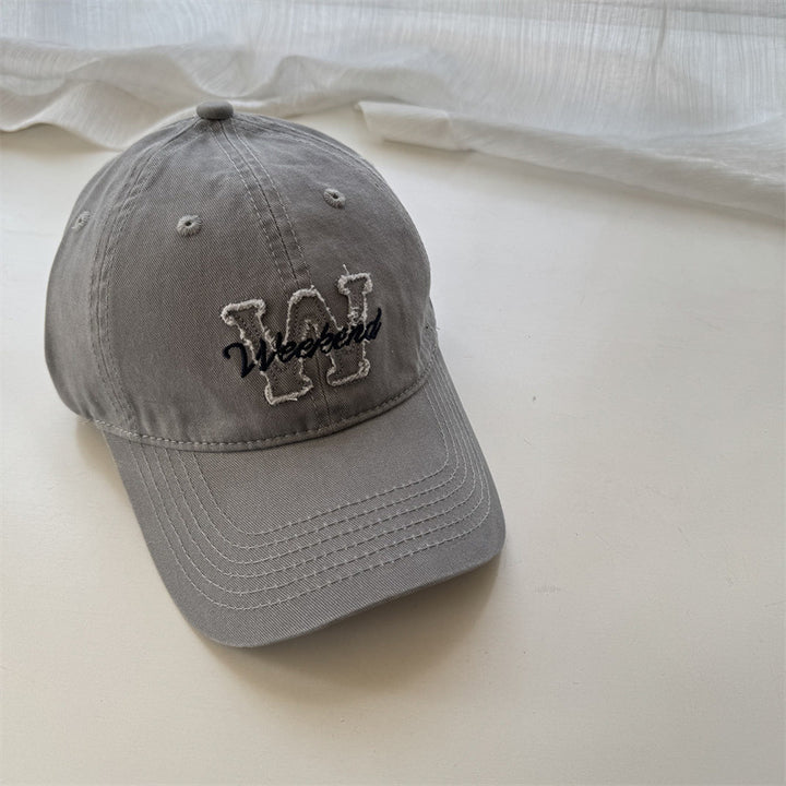 Women's Casual Embroidered Cotton Cap Bowlift
